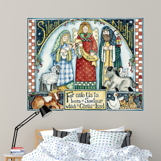 Silent Night Wall Decal