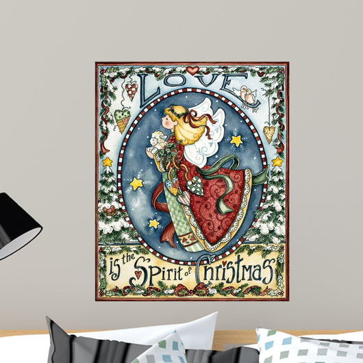 Love Is Spirit Christmas Wall Decal