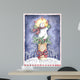 Merry Christmas Snowman Wall Decal