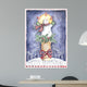 Merry Christmas Snowman Wall Decal