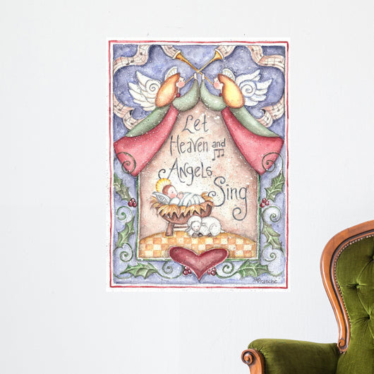 Let Heaven and Angels Wall Decal