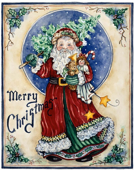 Merry Christmas St Nick Wall Decal