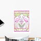Flamingo Fun Wall Decal