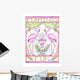 Flamingo Fun Wall Decal