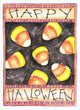 Happy Halloween Candy Corn Wall Decal