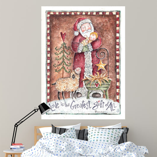 Love Is Greatest Gift Wall Decal Design 2