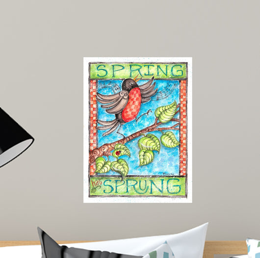 Spring Has Sprung Wall Decal