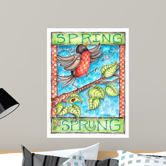 Spring Has Sprung Wall Decal