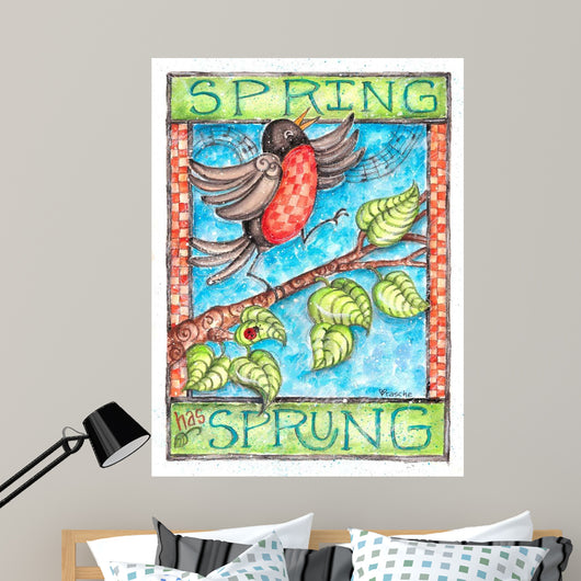 Spring Has Sprung Wall Decal
