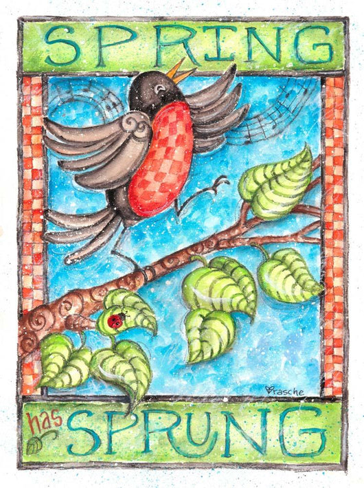 Spring Has Sprung Wall Decal