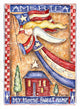 Patriotic Angel Wall Decal