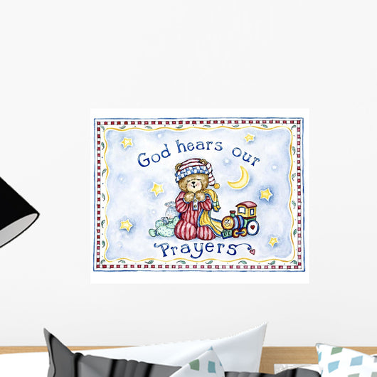God Hears Our Prayers Wall Decal