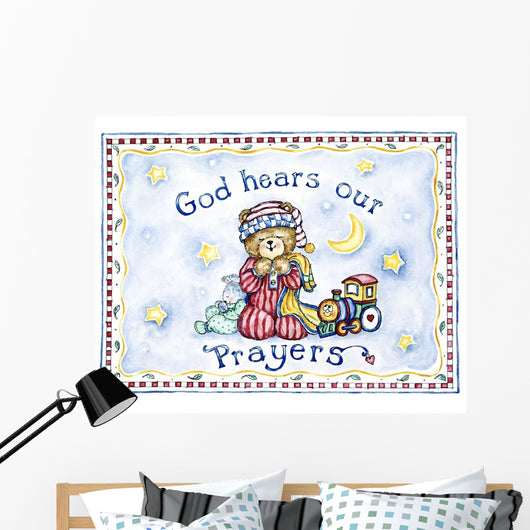 God Hears Our Prayers Wall Decal