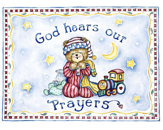 God Hears Our Prayers Wall Decal