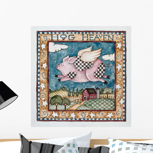 Hog Heaven Wall Decal