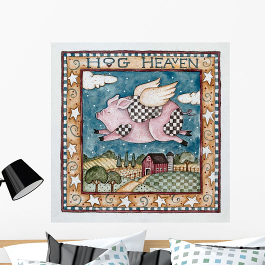 Hog Heaven Wall Decal