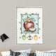 Mouse with Apple Wall Decal