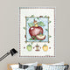 Mouse with Apple Wall Decal