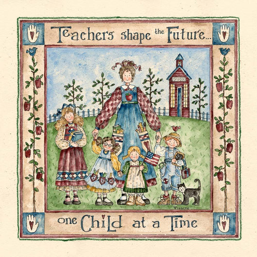 Teachers Shape Future Wall Decal
