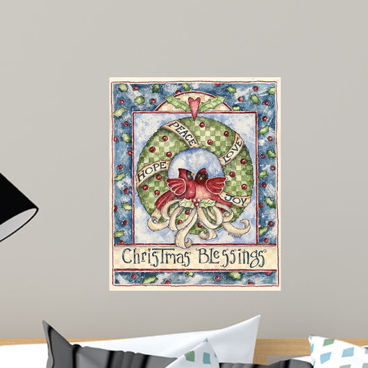 Christmas Blessing 2 Wall Decal