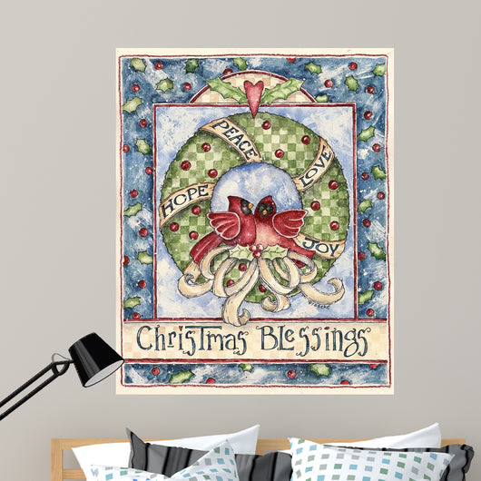 Christmas Blessing 2 Wall Decal