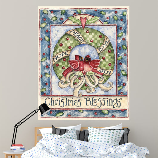 Christmas Blessing 2 Wall Decal
