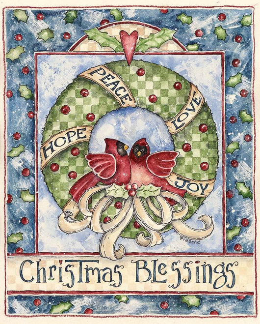 Christmas Blessing 2 Wall Decal