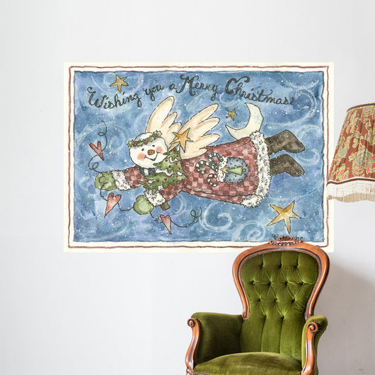 Wishing You Merry Christmas Wall Decal