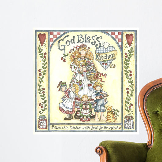 God Bless Wall Decal