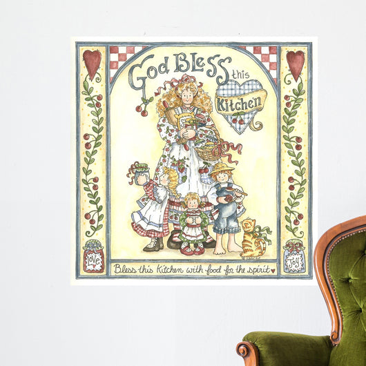 God Bless Wall Decal