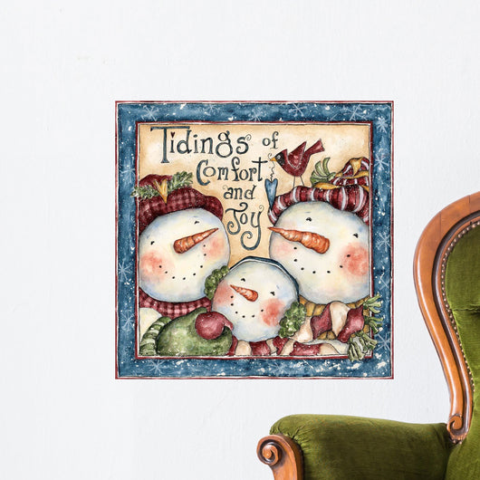 Tidings Comfort and Joy Wall Decal