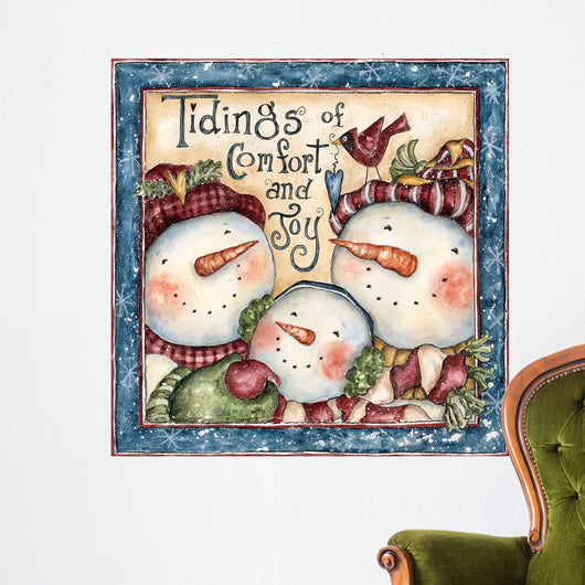Tidings Comfort and Joy Wall Decal