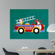 No 8 Fire Truck Wall Decal