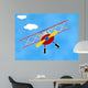 Cat Bi-plane Wall Decal
