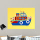 Boating Bears Wall Mural