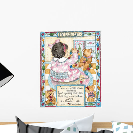 My Little Child Girl Wall Decal