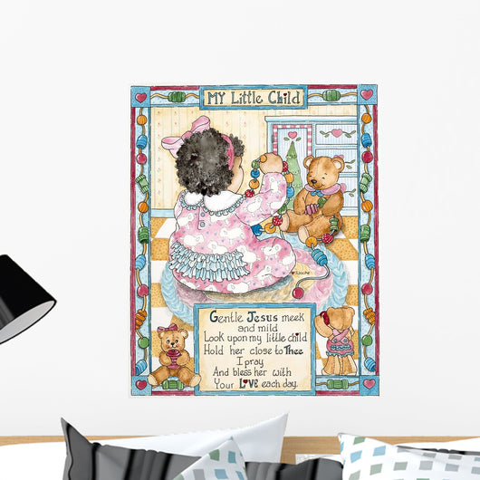 My Little Child Girl Wall Decal