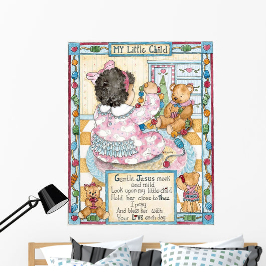 My Little Child Girl Wall Decal