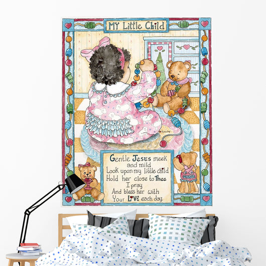 My Little Child Girl Wall Decal