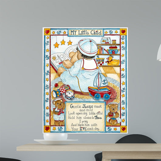 My Little Child Boy Wall Decal