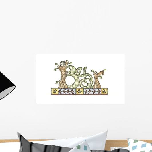 Bear Wall Decal Design 1