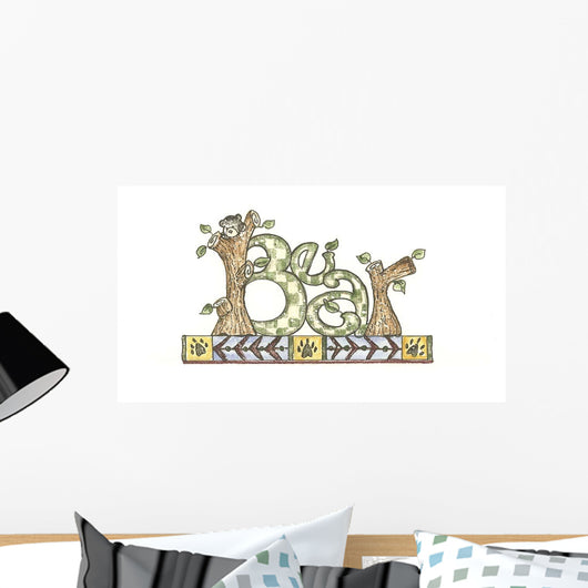 Bear Wall Decal Design 1
