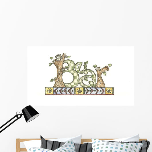Bear Wall Decal Design 1