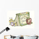 Bookworm Book Wall Decal