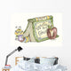 Bookworm Book Wall Decal