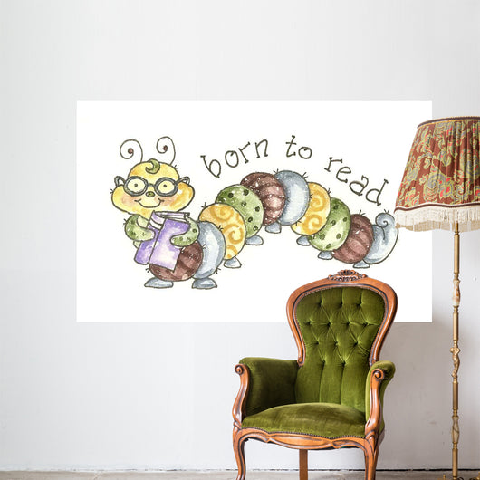 Born to Read Wall Decal