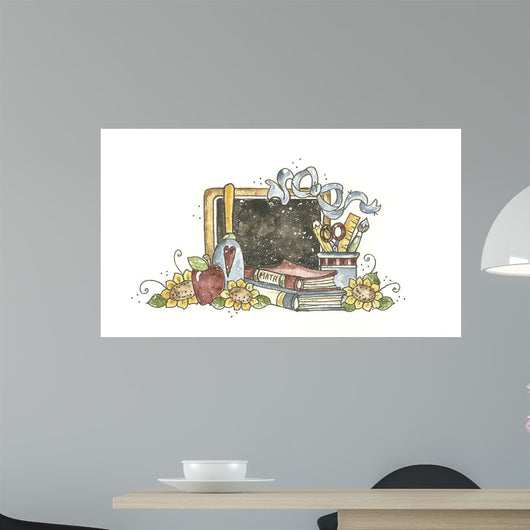 Chalkboard with Bell Wall Decal