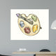 School Art Palette Wall Decal