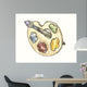 School Art Palette Wall Decal