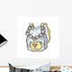 School Backpack Wall Decal
